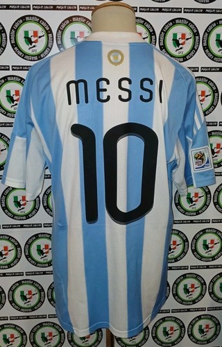 Messi 2010 argentina shirt - wc,