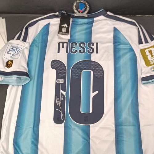 Maglia firmata lionel messi - maglia,